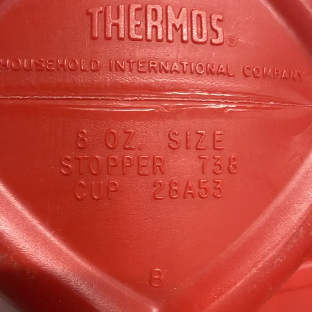 Vintage 1983 Plastic A-Team Lunchbox and Thermos Mr T Red Made In USA